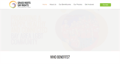 Desktop Screenshot of grassrootsgayrights.org